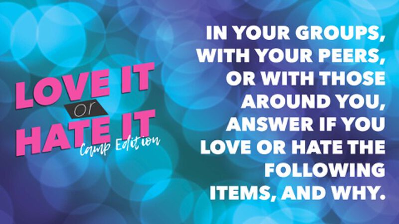 Love it or Hate it: Camp Edition